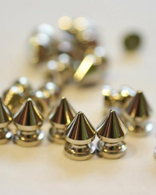 Tepi metalici argintii, 8x12 mm