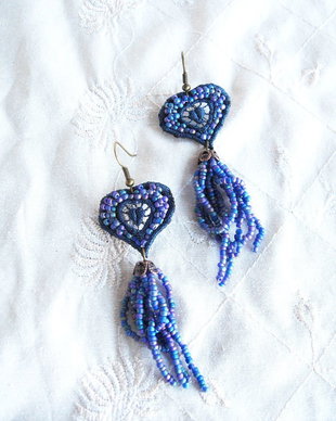 Heart with beads