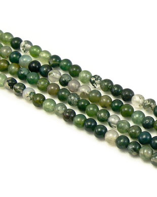 Agate moss, sfere 4 mm (cod 1-2)