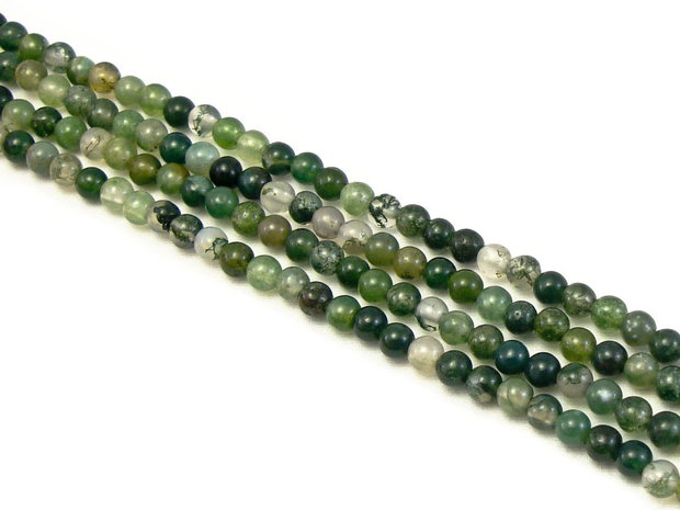 Agate moss, sfere 4 mm (cod 1-2)