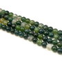 Agate moss, sfere  6 mm (cod 1-3)
