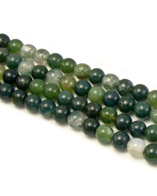Agate moss, sfere  6 mm (cod 1-3)