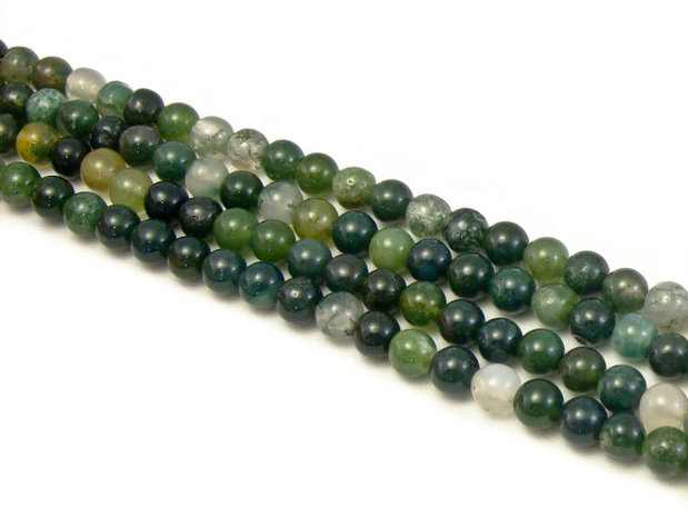 Agate moss, sfere 6 mm (cod 1-3)