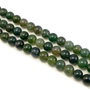 Agate moss, sfere 8 mm (cod 1-4)