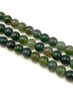 Agate moss, sfere 8 mm (cod 1-4)