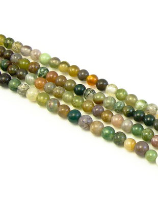 Agate indiene, sfere 4 mm (cod 1-7)