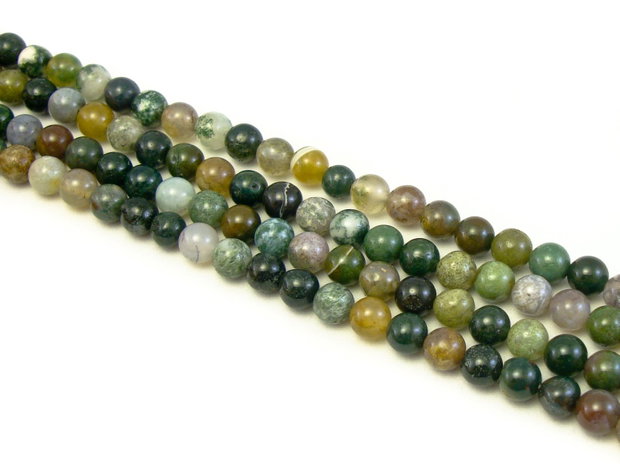 Agate indiene, sfere 6 mm (cod 1-8)