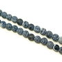 Agate Crackle negre, sfere 8 mm (cod 1-12)