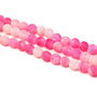 Agate Crackle roz, sfere 8 mm (cod 1-23)
