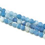 Agate Crackle albastre, sfere 8 mm (cod 1-26)