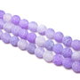 Agate Crackle albastru-violet, sfere 8 mm (cod 1-27)