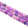 Agate Crackle mov, sfere 8 mm (cod 1-28)