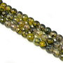 Agate Dragon Veins, oliv, sfere fatetate 8 mm (cod 1-38)