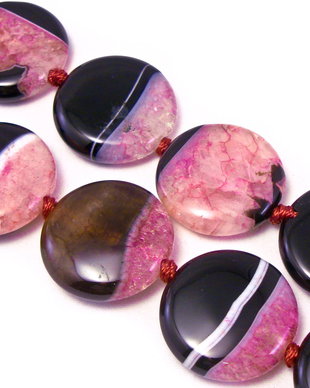 Agate Drusy, banuti 25x7 mm (cod 1-42)