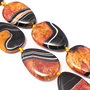 Agate Drusy, lacrima 34x25x7 mm (cod 1-43)