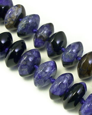 Agate Drusy, rondele 20x8 mm (cod 1-50)
