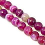 Agate fuchsia, sfere fatetate 12 mm (cod 1-53)