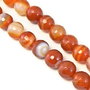 Agate caramizii, sfere fatetate 12 mm (cod 1-54)