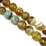 Agate kaki, sfere fatetate 12 mm (cod 1-55)