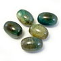 Agate Crackle gri verzui, butoias 25x18 mm (cod 1-60)