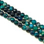 Agate, sfere fatetate 8 mm (cod 1-61)