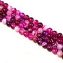 Agate fuchsia, sfere 6 mm (cod 1-68)