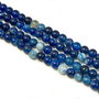 Agate albastre, sfere 6 mm (cod 1-70)