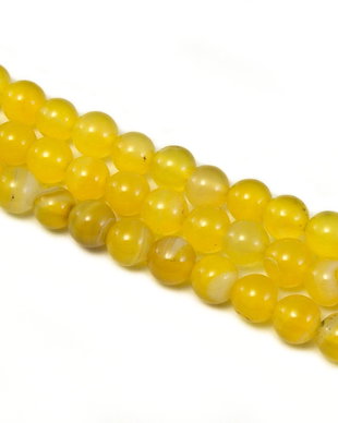 Agate galbene, sfere 8 mm (cod 1-76)