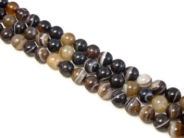 Agate maro, sfere 8 mm (cod 1-77)