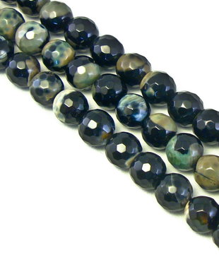 Agate, sfere fatetate 8 mm (cod 1-90)
