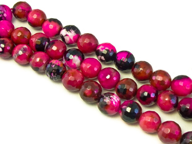 Agate, sfere fatetate 10 mm (cod 1-91)
