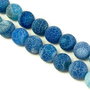 Agate Crackle albastre, sfere 12 mm (cod 1-101)