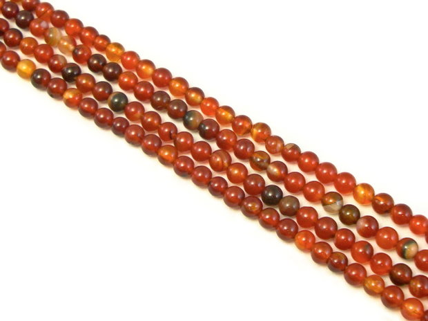 Agate caramizii, sfere 4 mm (cod 1-103)