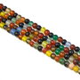 Agate mix, sfere 4 mm (cod 1-112)
