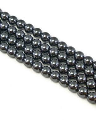 Hematit, sfere 6 mm (cod 1-117)