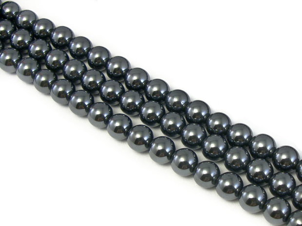 Hematit, sfere 8 mm (cod 1-118)