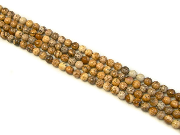 Picture Jasper, sfere 4 mm (cod 1-176)