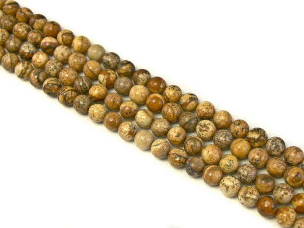 Picture Jasper, sfere 6 mm (cod 1-177)