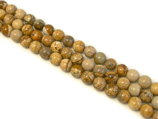 Picture Jasper, sfere 8 mm (cod 1-178)