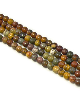 Picasso Jasper, sfere 4 mm (cod 1-180)