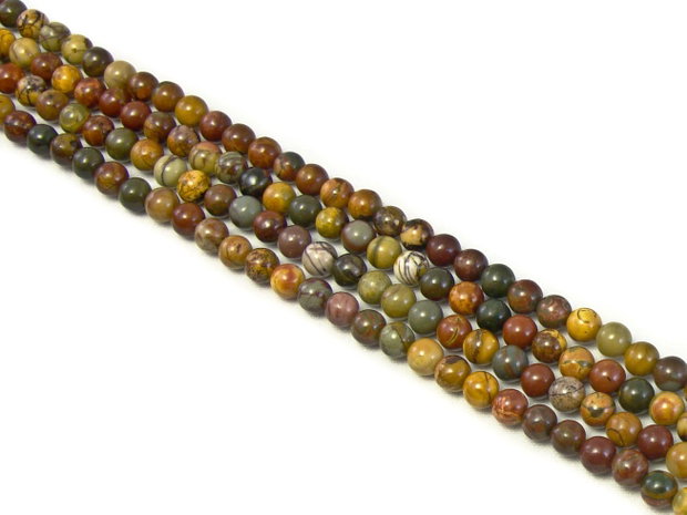 Picasso Jasper, sfere 4 mm (cod 1-180)