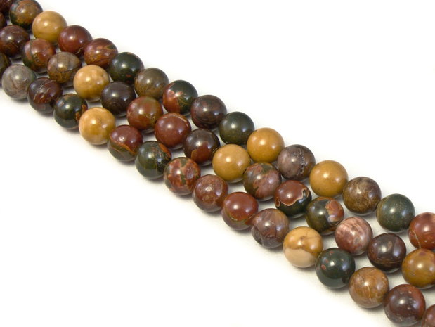 Picasso Jasper, sfere 8 mm (cod 1-182)