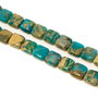 Snakeskin Jasper, patrat 8x8x6 mm (cod 1-185)