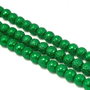 Perle de sticla verzi, sfere 8 mm - 10 buc  (cod 2-1)