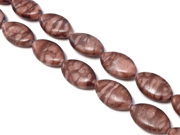 Coffee Stone, oval 19x11x5 mm (cod 1-191)