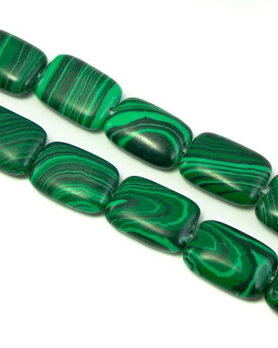 Malachit, dreptunghi 14x10x4 mm (cod 1-212)