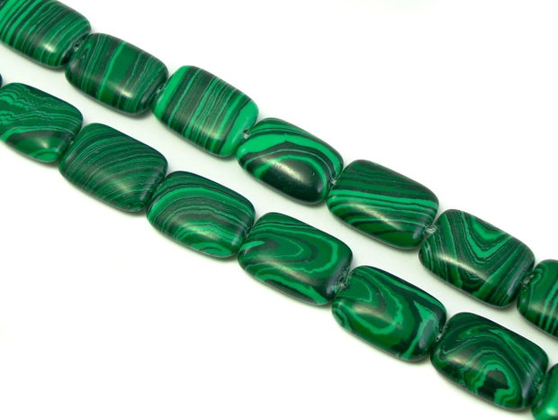 Malachit, dreptunghi 14x10x4 mm (cod 1-212)