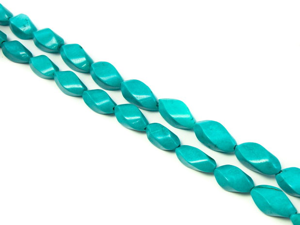 Howlit, oval rasucit 20x10 mm (cod 1-218)