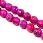 Agate Crazy Lace roz, sfere fatetate, 14 mm (cod 1-243)
