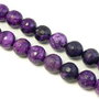 Agate Crazy Lace mov, sfere fatetate, 14 mm (cod 1-244)